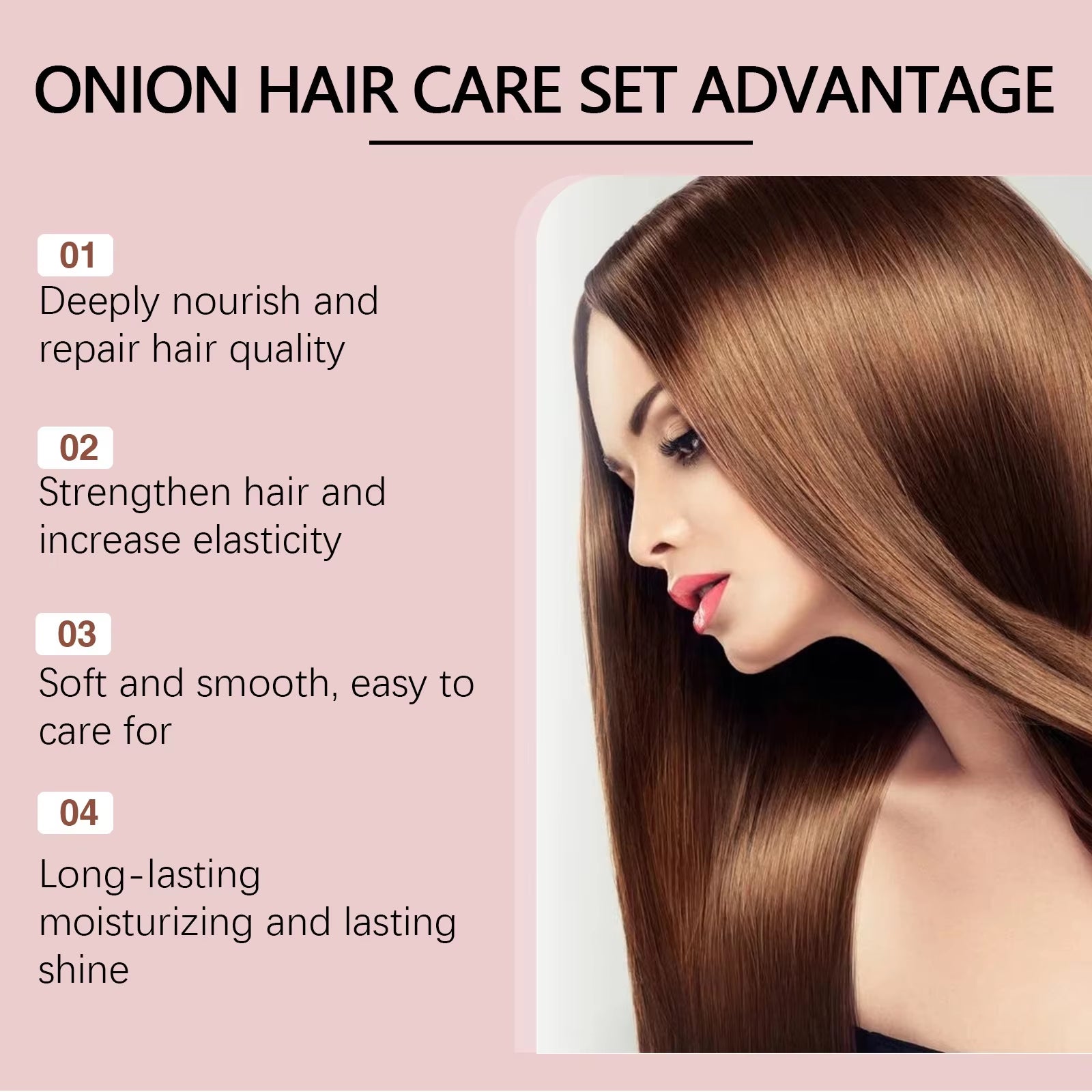 Onion Rosemary Shampoo for Hair Growth Scalp Cleanses Oil Control Improves Hair Quality Volumizing Hair Strengthen Conditioner