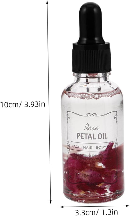 Rose Oil for Dry Skin Face Anti-Aging Facial Essential Oil Skin Elasticity Hair Body Moisturizer