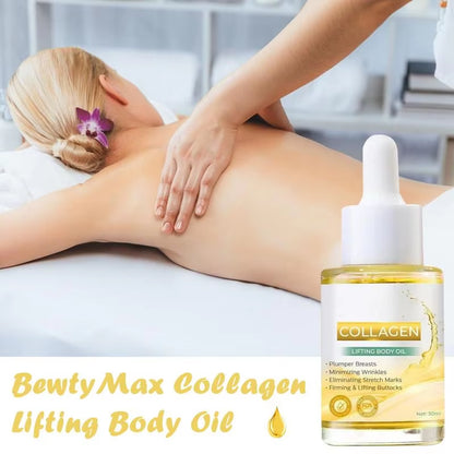 Collagen Oil Massage Oil Body Moisturizer Nourish Essential Oil anti Aging Firming Skin Oil Moisturizing Relaxing Massage Oil