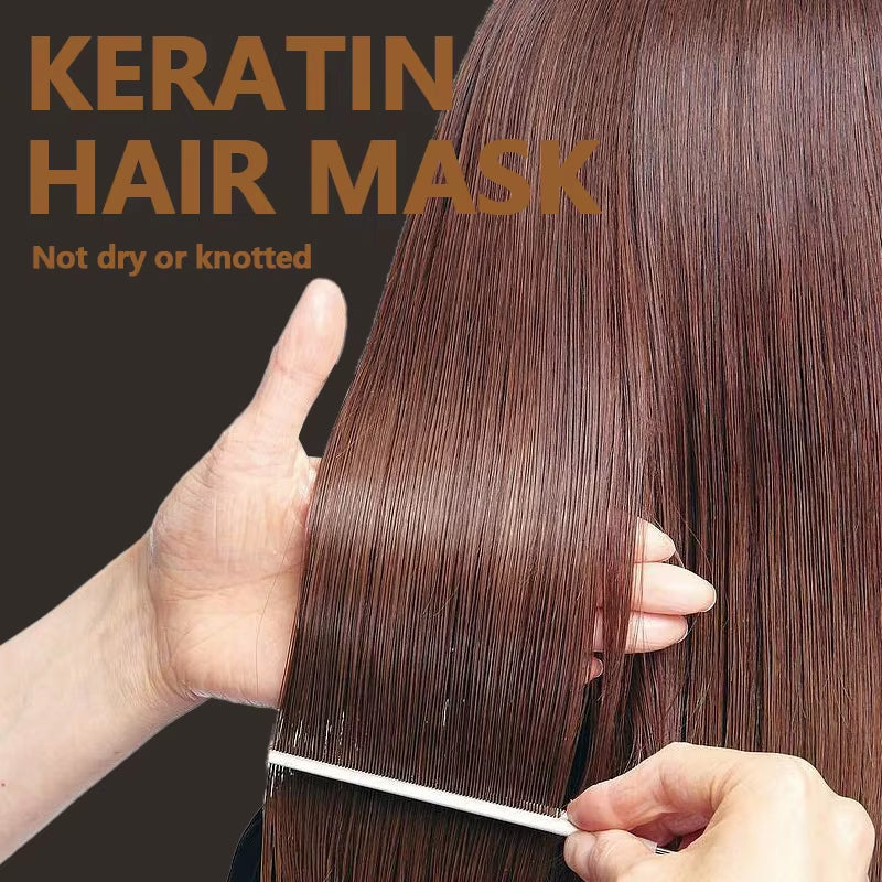 50Gkeratin Hair Mask 5 Seconds Repair Damage Frizzy Hair Mask Damage Hair Mask Treatment Scalp Hair Shiny Hair Care